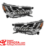 Farolas Buggatti para Toyota Hilux 2021/2024+ - Importoyota Colombia