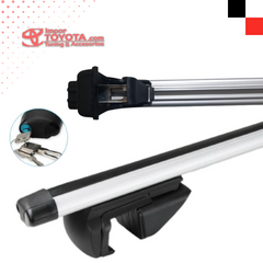 Barras paralelas en Aluminio para techo Plateado