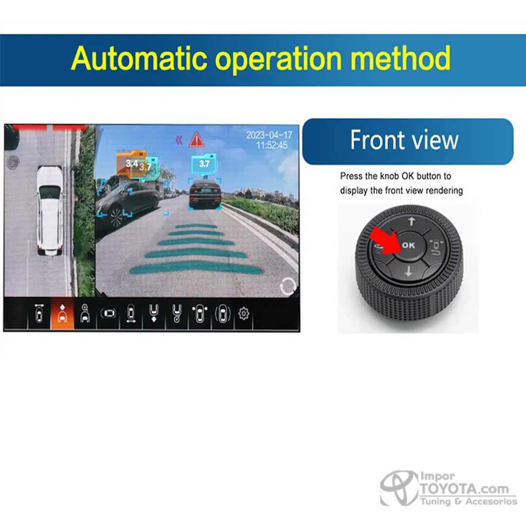 Camara 360 3D AI para toyota