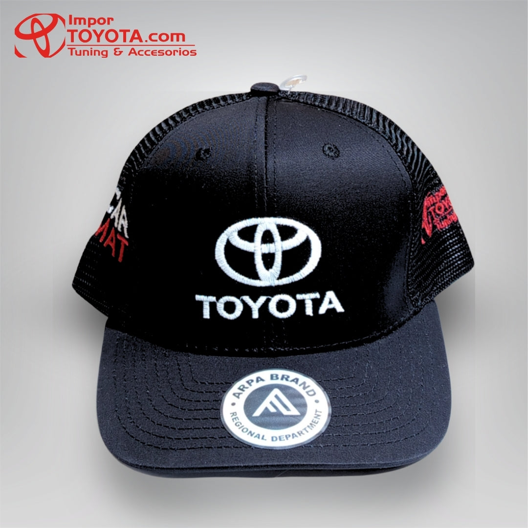 Gorra con logos Toyota