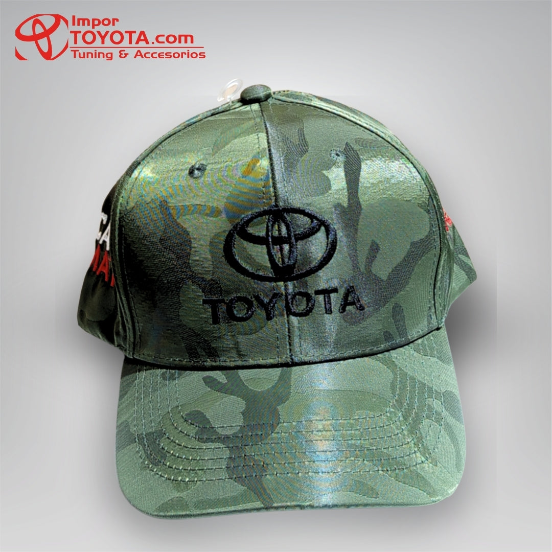 Gorra con logos Toyota