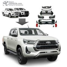Load image into Gallery viewer, Transformacion / Cambio de Frente para Toyota Hilux 2016-2020 a 2024