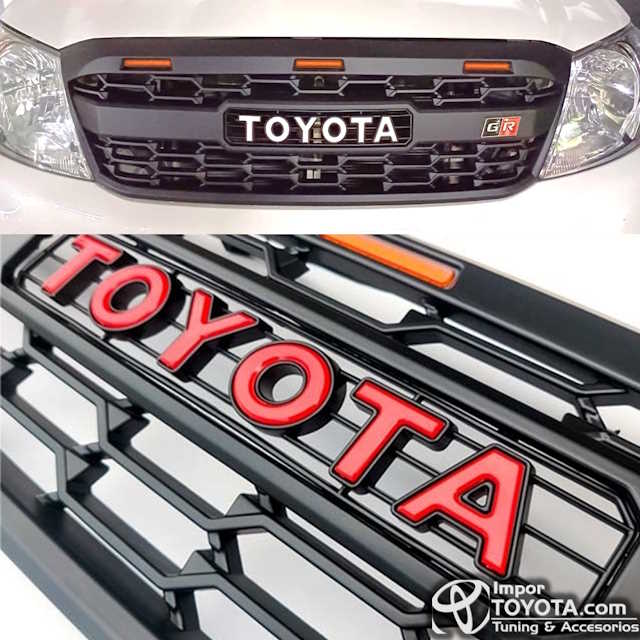 Persiana LED GR Gazoo Racing Toyota Hilux Vigo