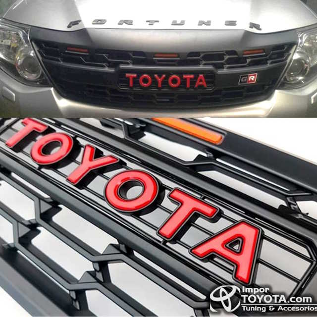 Persiana LED GR Gazoo Racing Toyota Fortuner 2012/2016