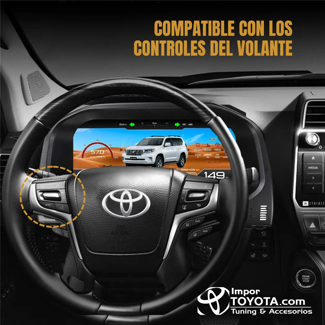 Tacometro Digital LCD para Toyota Prado 2010-2025