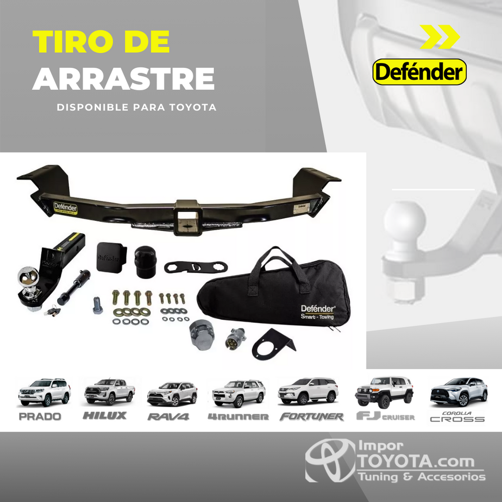 Tiro de Arrastre marca Defender para Toyota - Importoyota Colombia