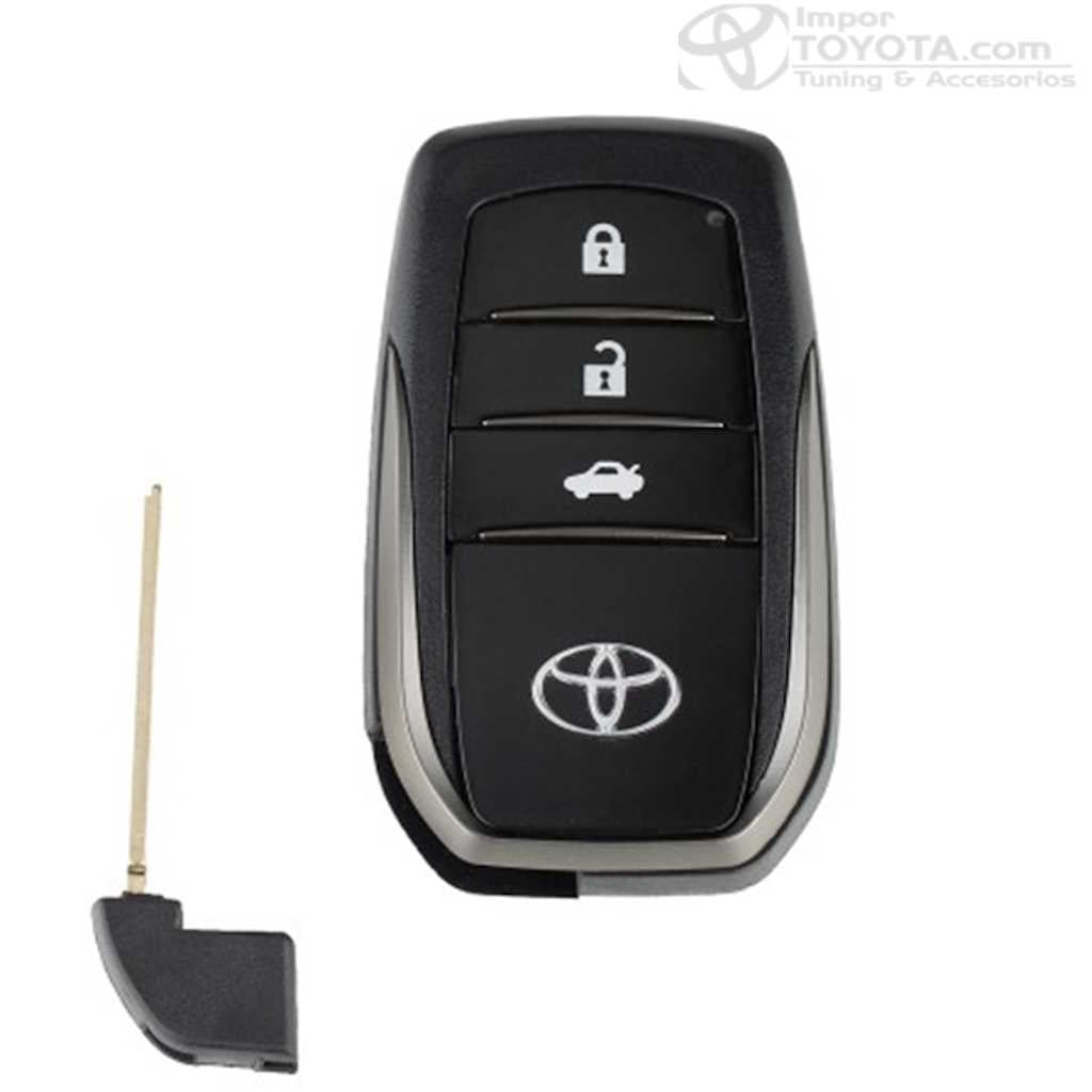 Botón de Encendido Electrónico Toyota con 2 Llaves Logo Original — Push Start PKE