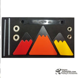 Emblema Bandera montaña TRD para persiana frontal - vista 2 - Importoyota Colombia