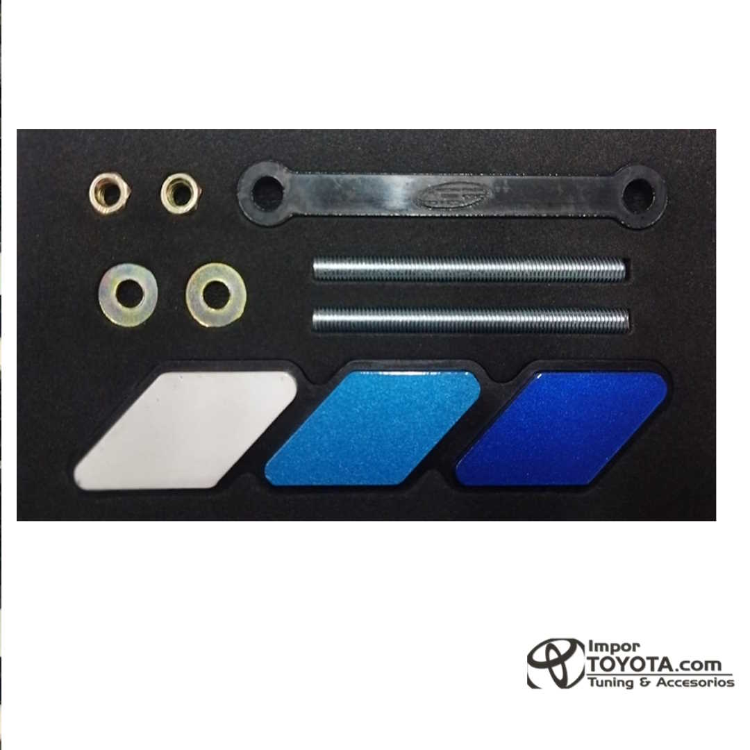 Emblema Bandera TRD para persina frontal