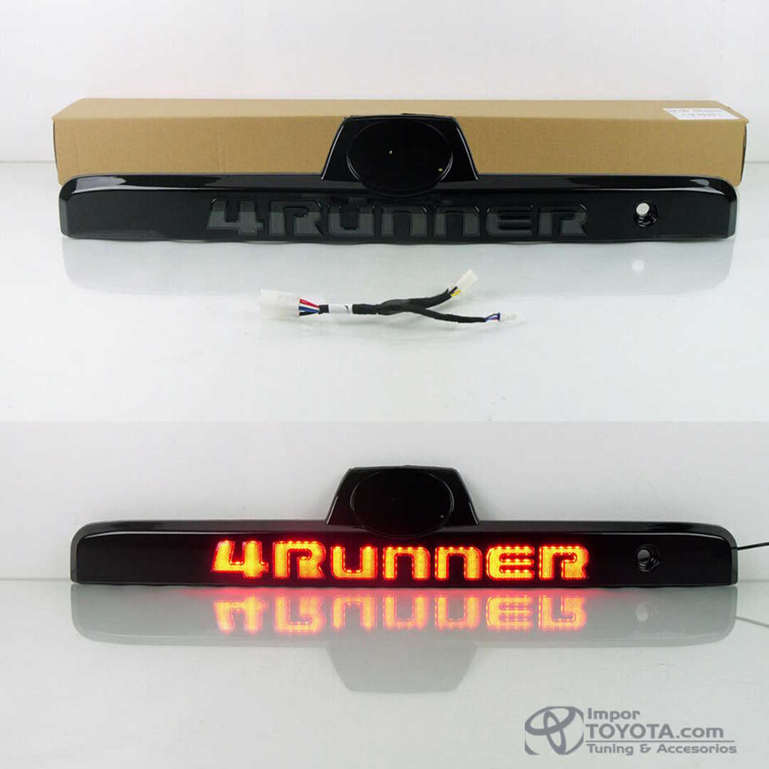 Bisel LED TRD para puerta trasera Toyota 4Runner
