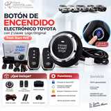 Botón de encendido electrónico Toyota con 2 llaves logo original - qué incluye y funciones PKE