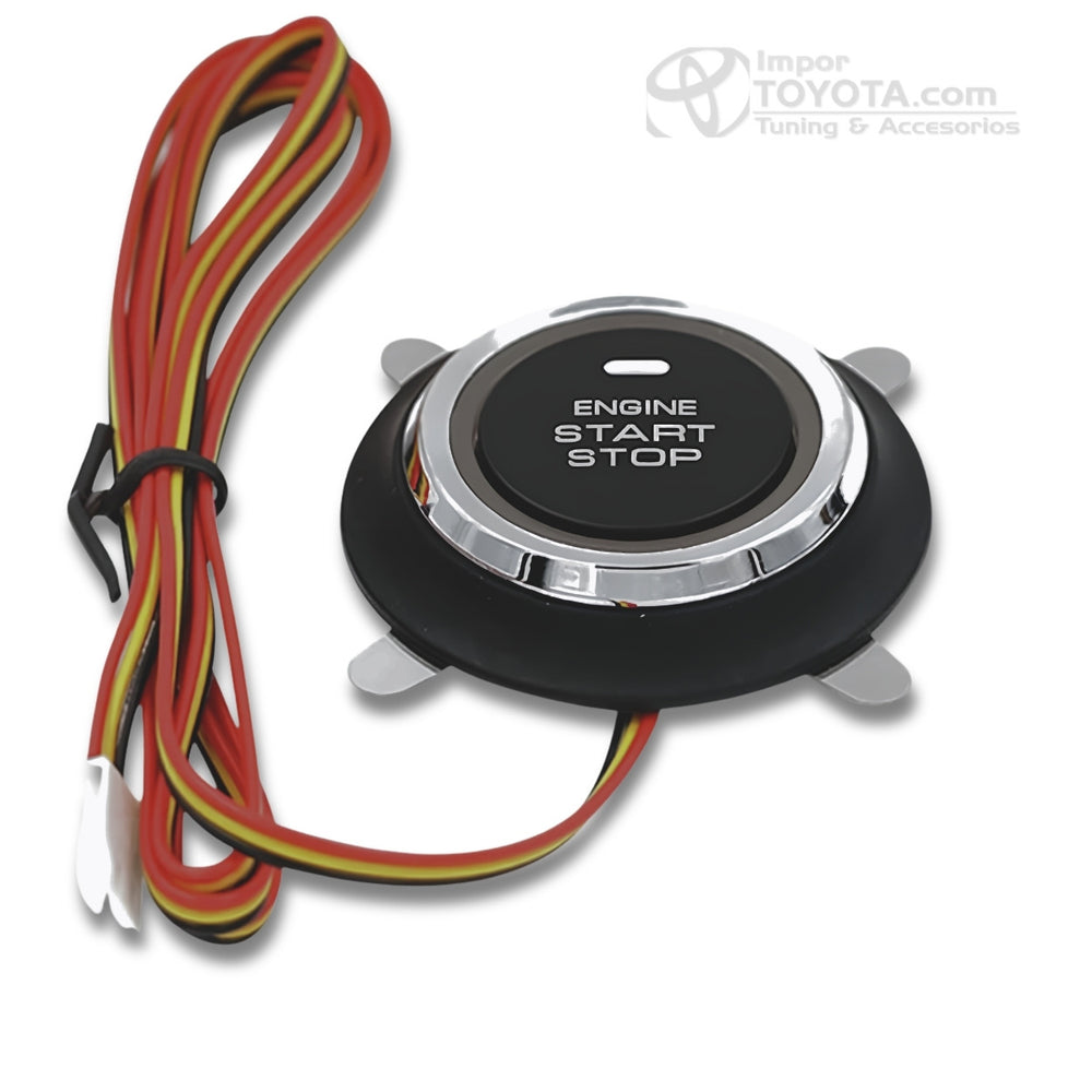 Botón Engine Start Stop Toyota con arnés de cables - Importoyota