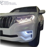 Farola LED para Toyota Prado Tipo Bugatti 2018/2024+ - vista 2 - Importoyota Colombia
