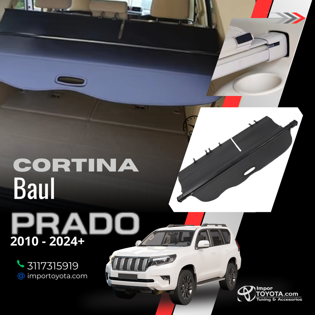 Cortina de Baul para Toyota Prado FJ150 2010/2024