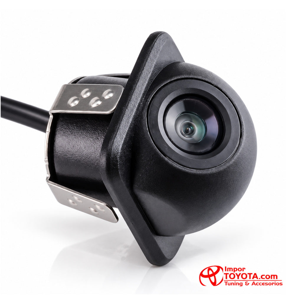 Cámara domo HD 180° reversa universal para Toyota - lente gran angular tipo domo - Importoyota