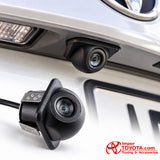 Cámara domo HD 180° reversa universal para Toyota - instalada sobre la placa trasera - Importoyota