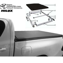 Load image into Gallery viewer, Carpa Plana Enrollable para Hilux, Vigo / Revo Lona de Alta calidad