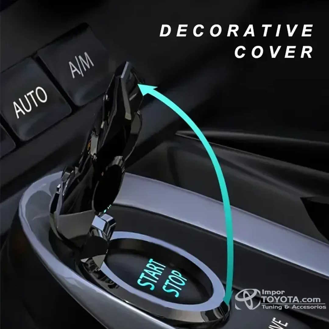 Cover para Botón de Arranque / encendido de Motor de Aluminio