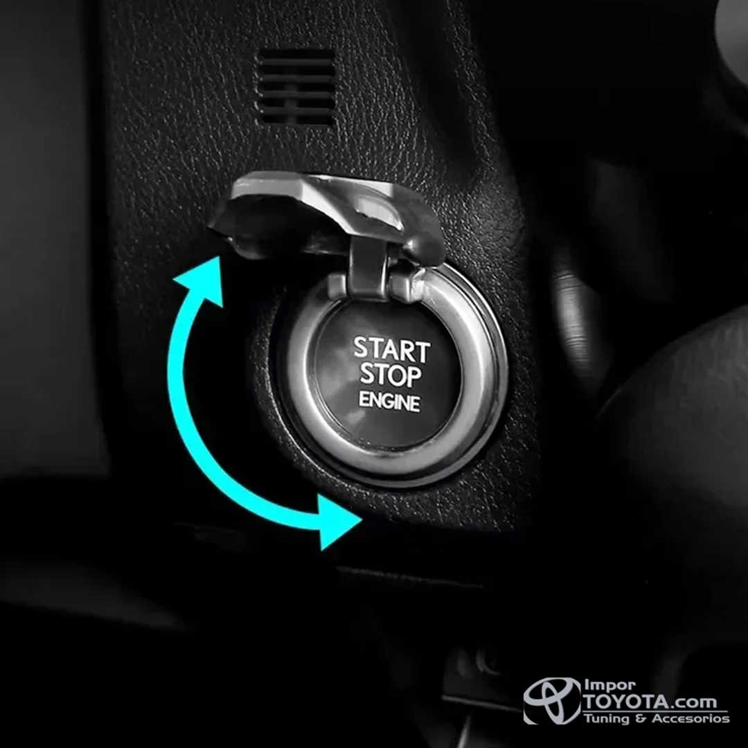 Cover para Botón de Arranque / encendido de Motor de Aluminio