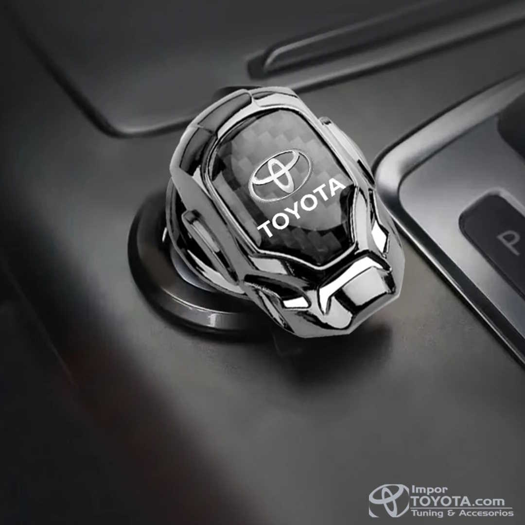 Cover Botón Arranque Motor Aluminio Toyota - Importoyota Colombia