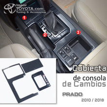 Load image into Gallery viewer, Cubierta protectora para Consola Toyota Prado 2010/2017+