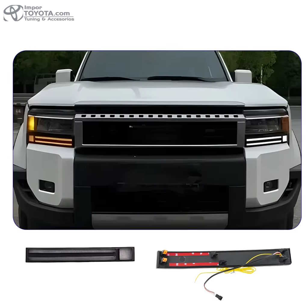 DRL doble linea para Toyota Land Cruiser Prado LC250 2024 - 2025+