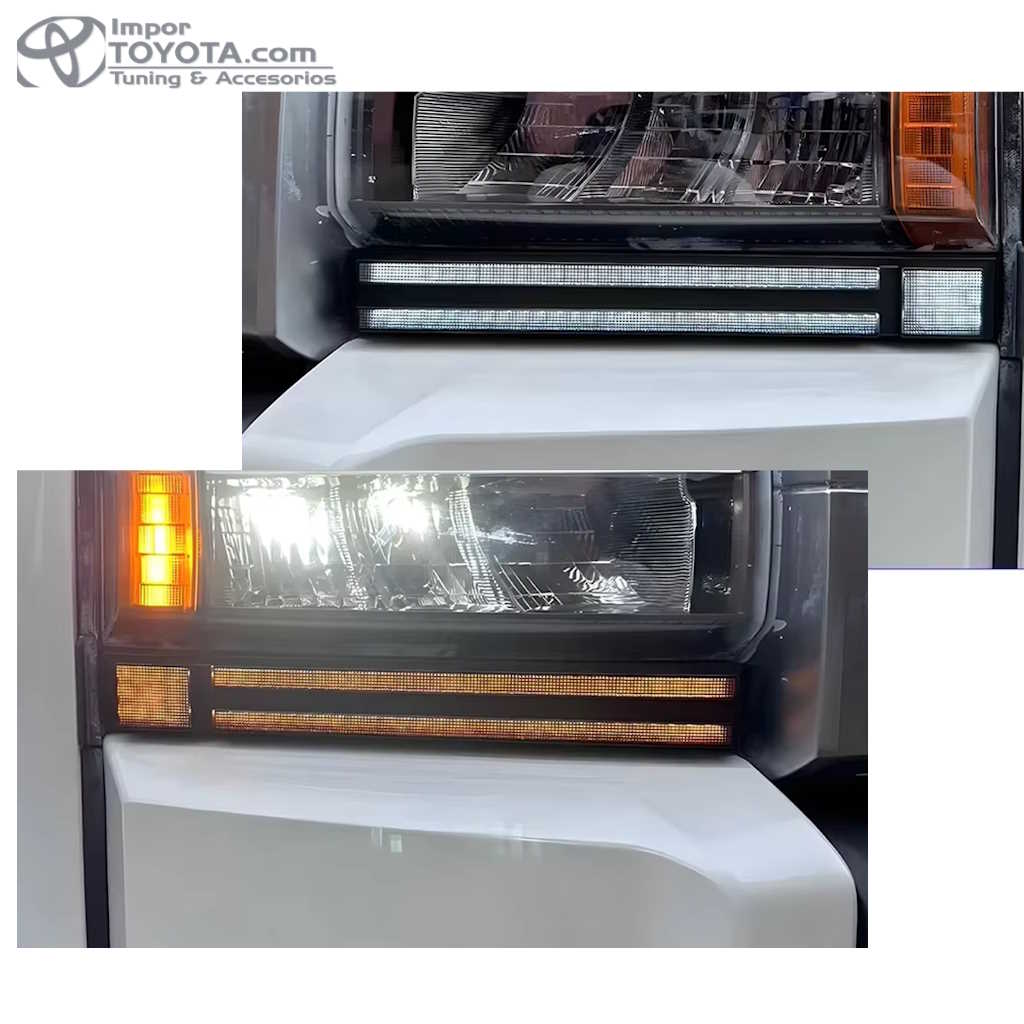DRL doble linea para Toyota Land Cruiser Prado LC250 2024 - 2025+