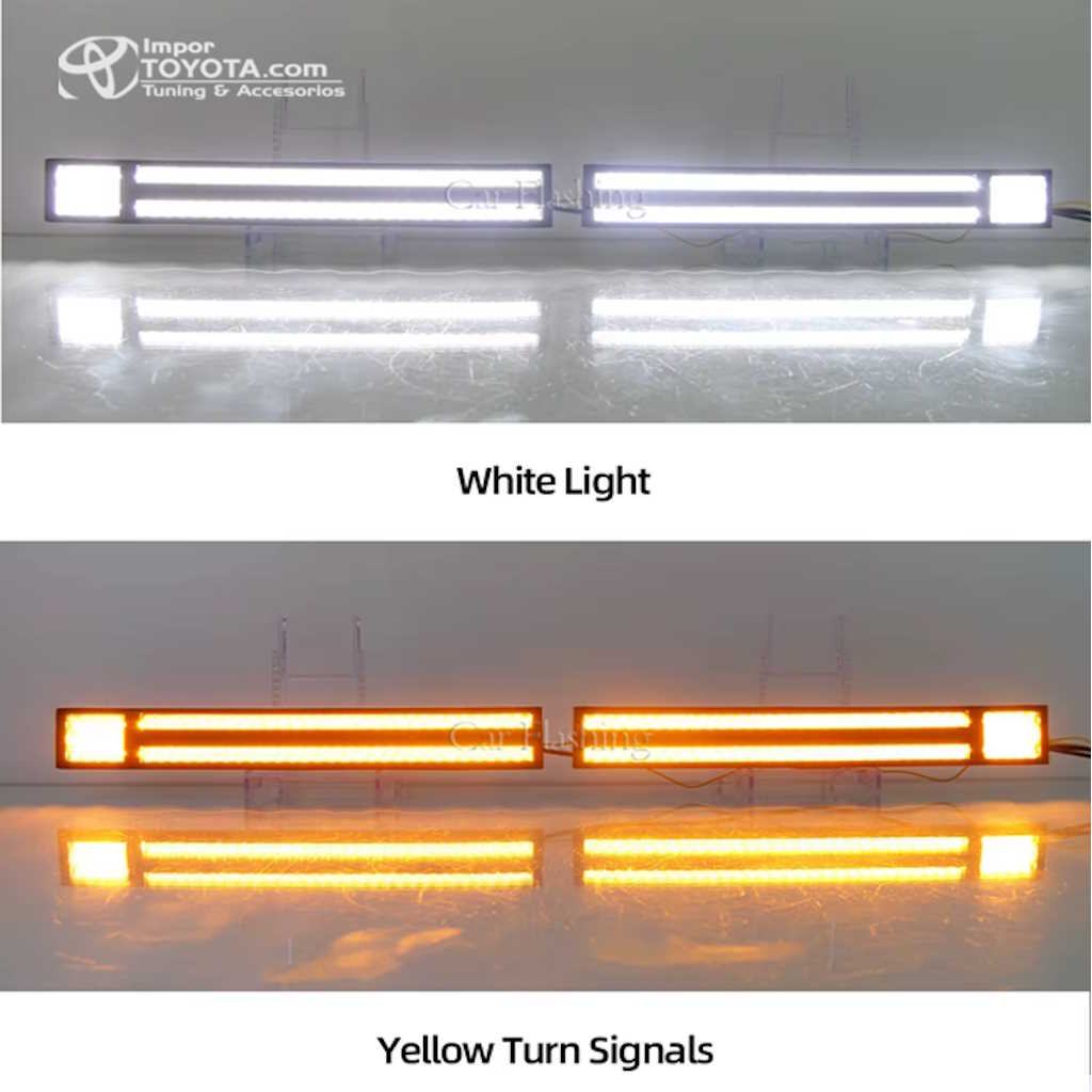 DRL doble linea para Toyota Land Cruiser Prado LC250 2024 - 2025+