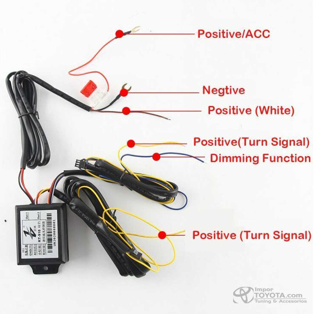 LED DRL Exploradora Hilux Revo 2021-2024+ Bitono