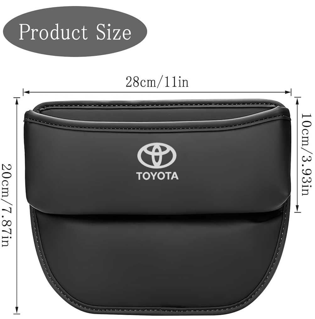 Estuche Organizador para compartimento silla Logo Toyota