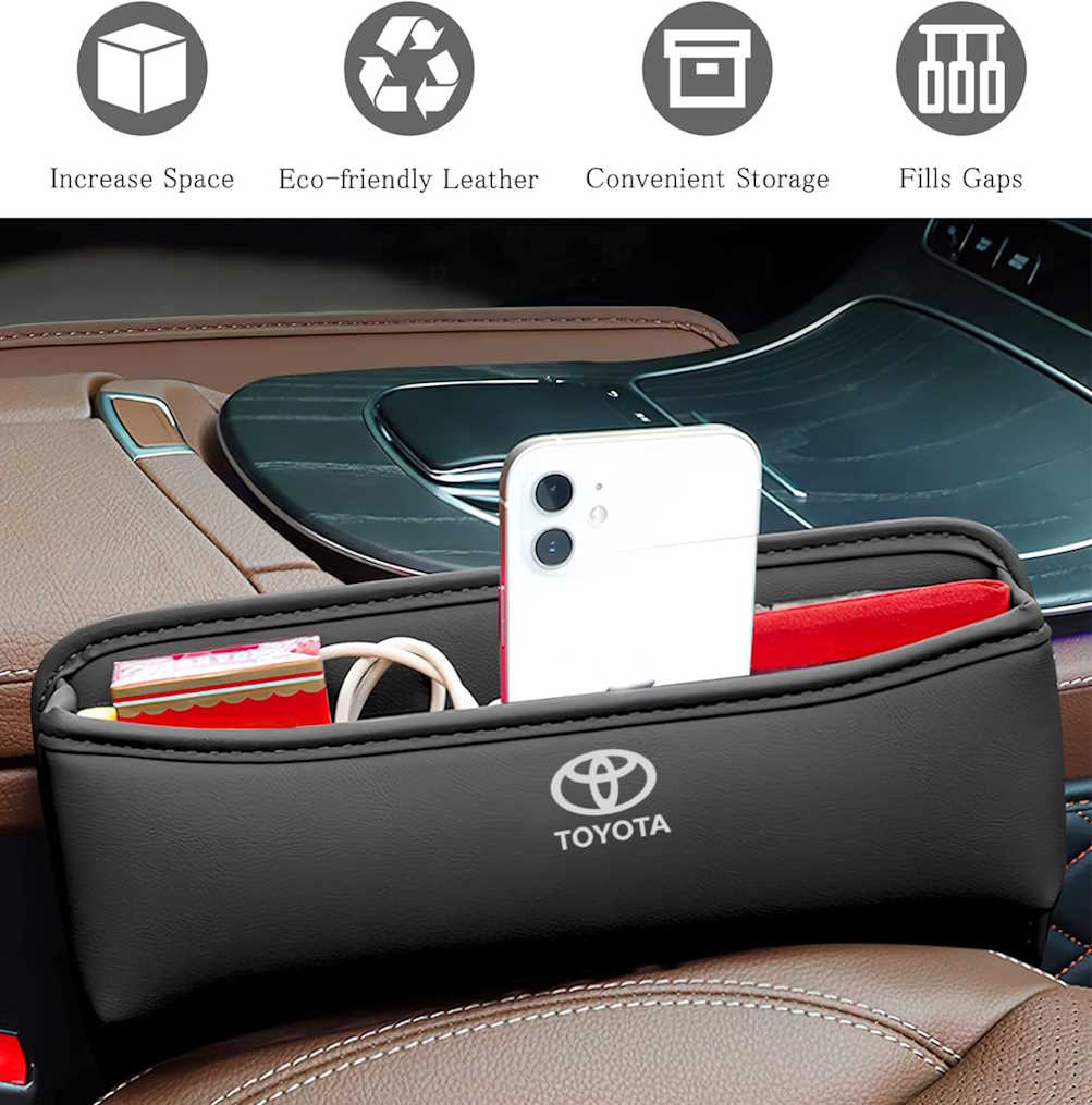 Estuche Organizador para compartimento silla Logo Toyota