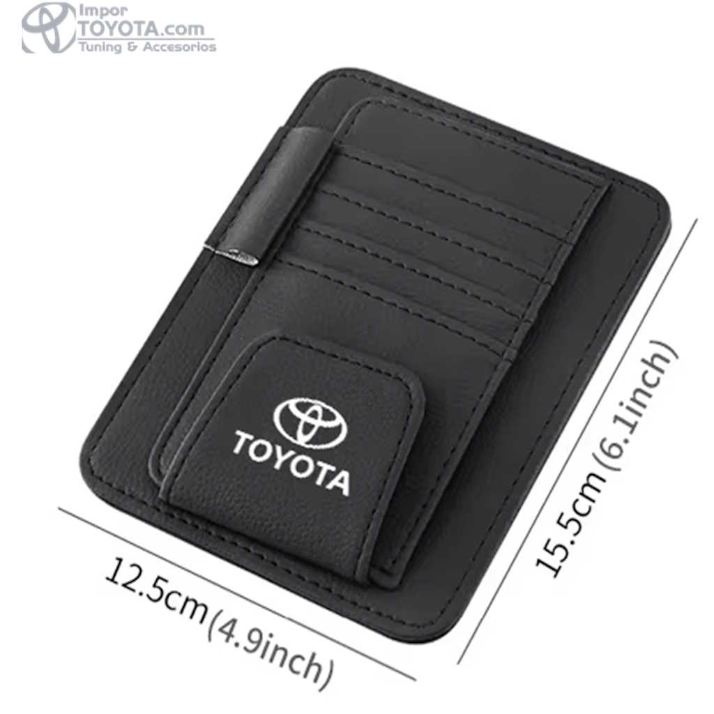 Estuche portadocumento viajero para toyota