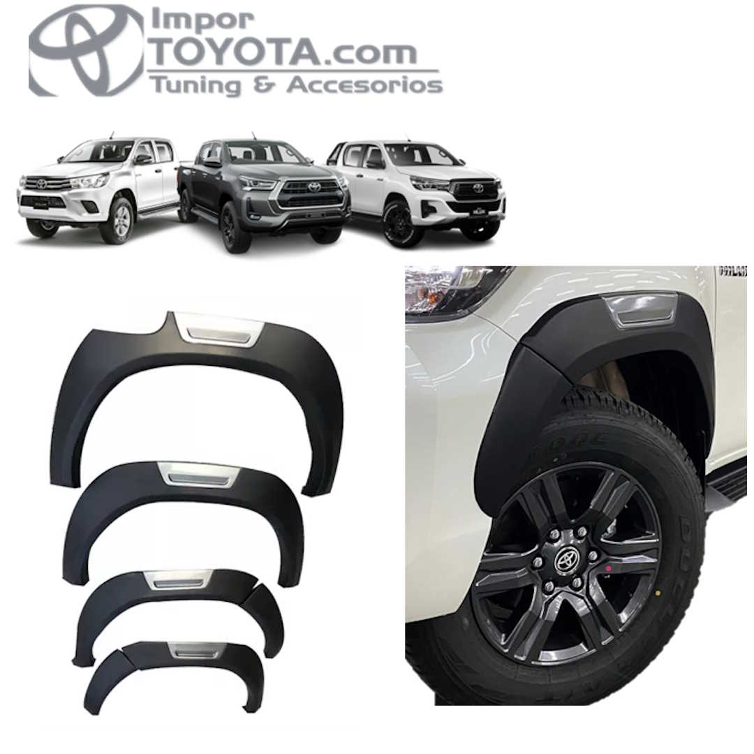 Ampliaciones de guardabarros - Fender para Hilux 2016-2024