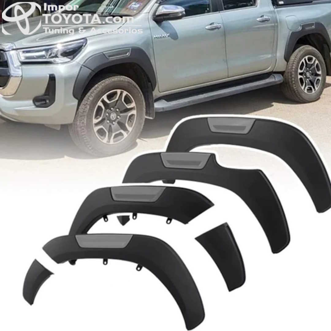 Ampliaciones de guardabarros - Fender para Hilux 2016-2024