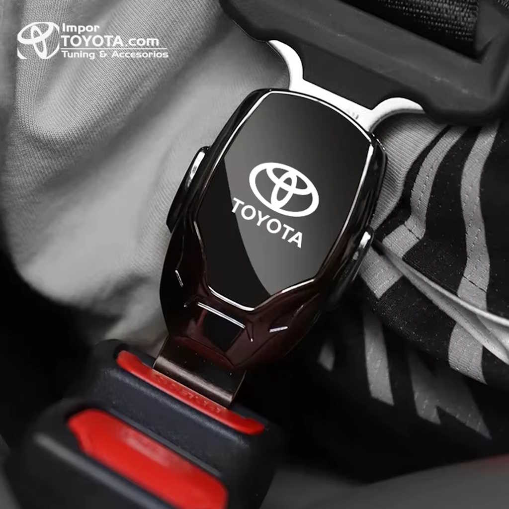 Hebilla para Cinturon de seguridad con pin de seguro