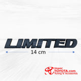 Emblema Limited Negro Mate - vista 3 - Importoyota Colombia