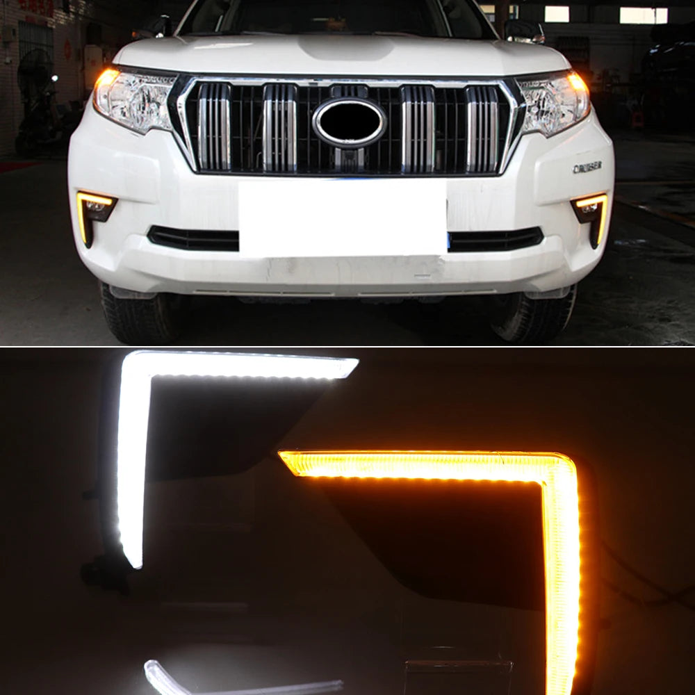 LED DRL PARA BOMPER DELANTERO TOYOTA PRADO LC150 2018 - 2024 - vista 5 - Importoyota Colombia