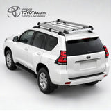 Parrilla en aluminio instalada en el techo de una Toyota Prado - Importoyota