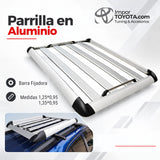 Parrilla en aluminio para techo medidas 1,25x0,95 y 1,35x0,95 - Importoyota