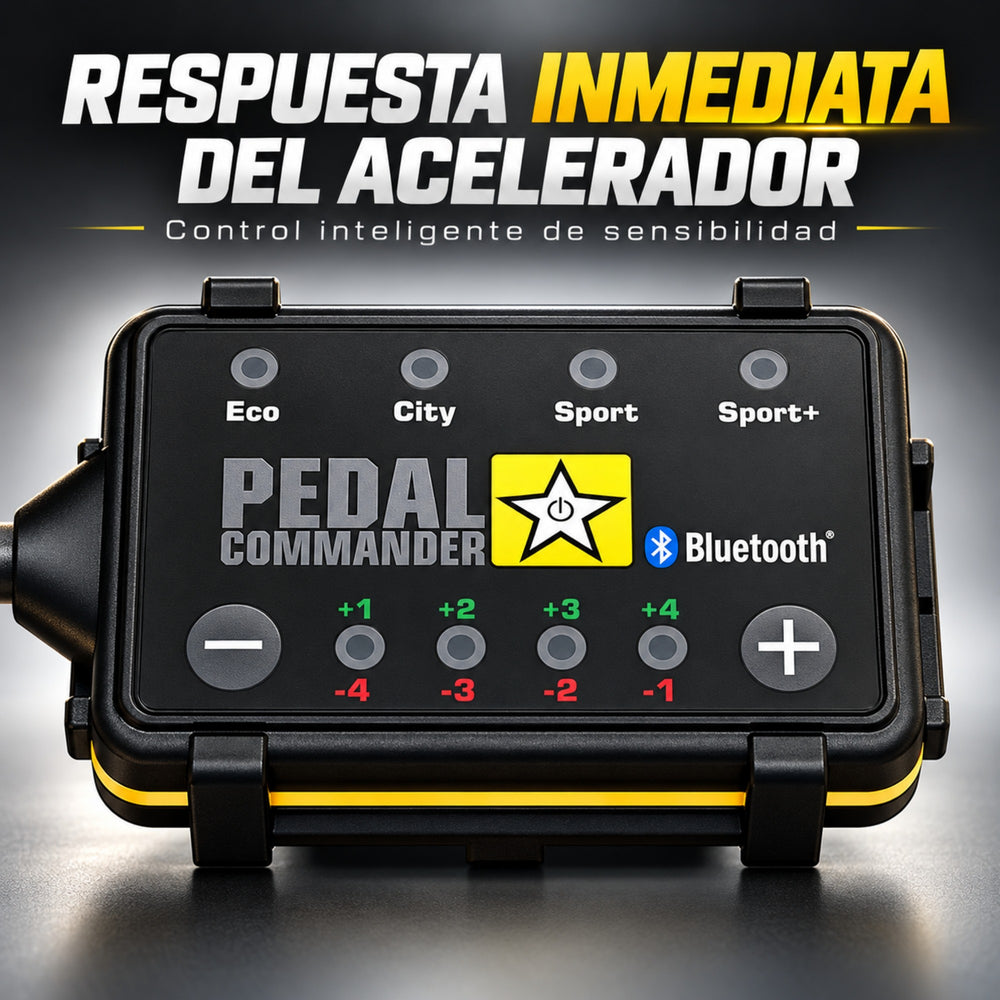 Pedal Commander: respuesta inmediata del acelerador con Bluetooth