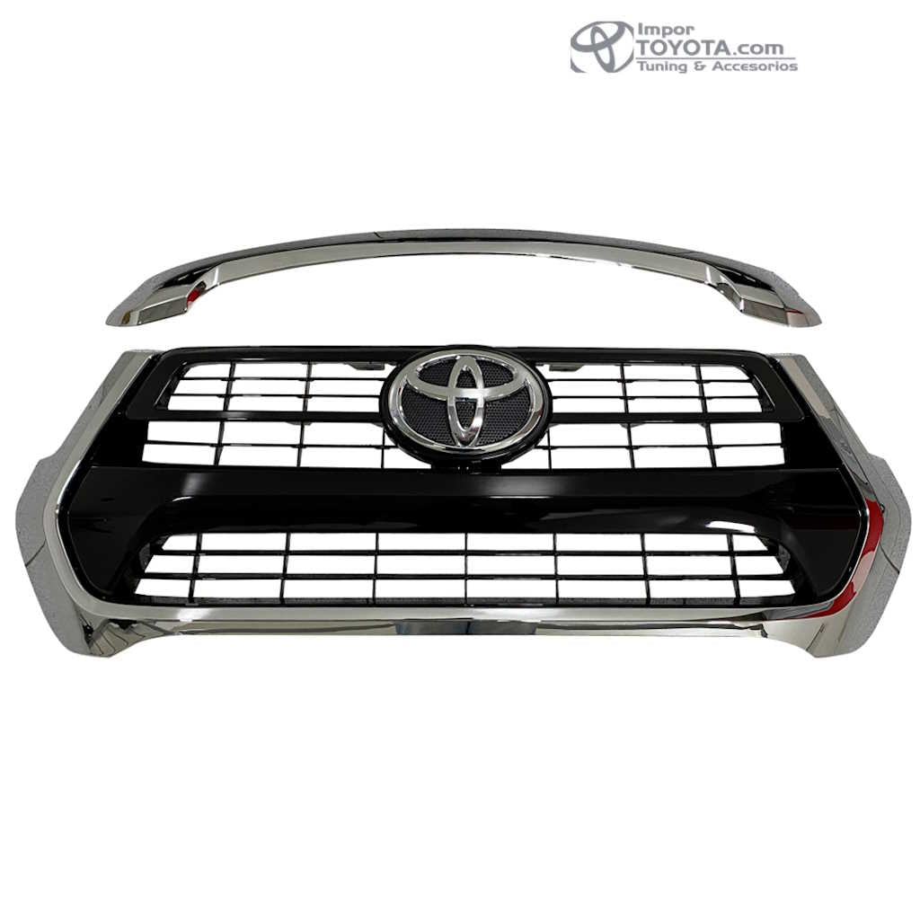 Persiana Cromada Toyota Hilux Revo 2021/2025+