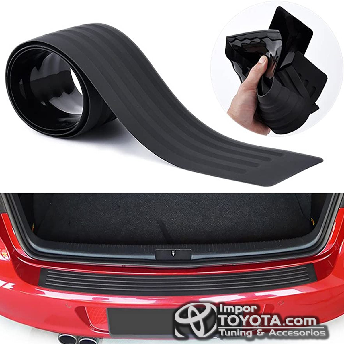 Protector de Bomper Trasero para Toyota Rav4/CorollaCross/Fortuner