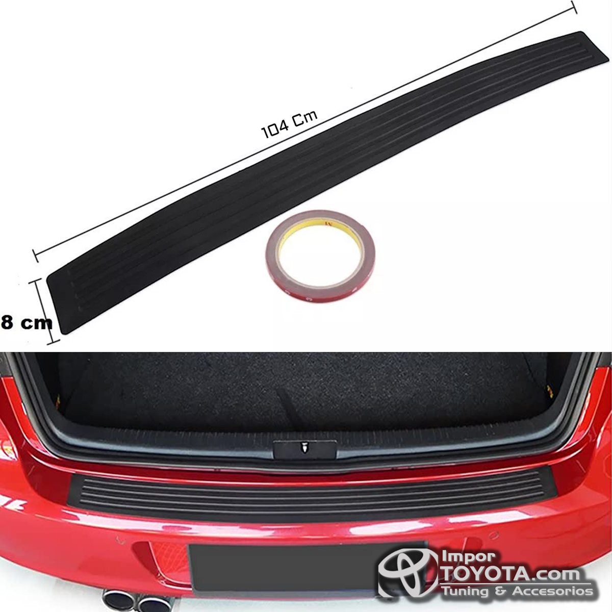 Protector de Bomper Trasero para Toyota Rav4/CorollaCross/Fortuner