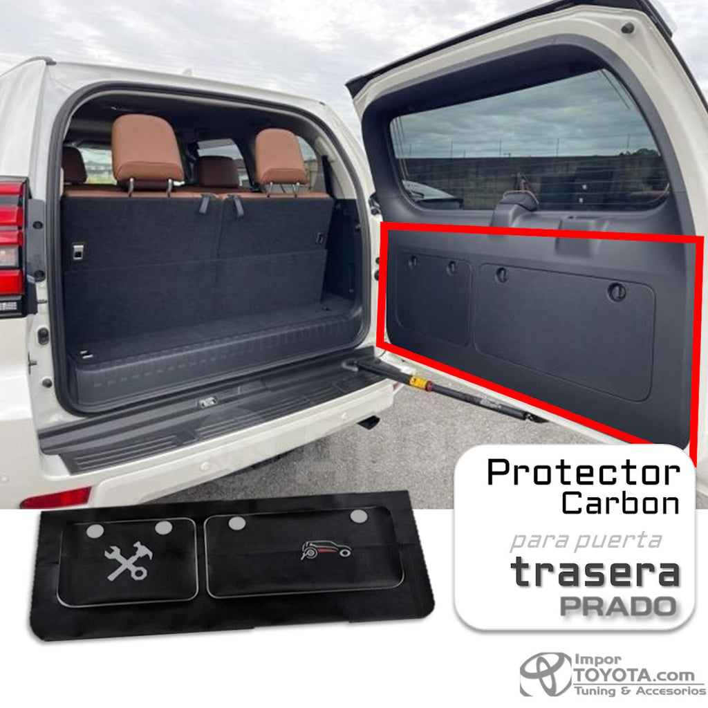 Cubierta protectora para puerta trasera Toyota Prado 2010/2023+