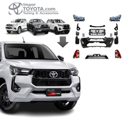Transformacion / Cambio de Frente para Toyota Hilux Revo a Toyota Z Edition 2024