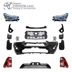 Transformacion / Cambio de Frente para Toyota Hilux Revo a Toyota Z Edition 2024