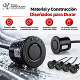 Sensores de reversa en plástico ABS resistentes al clima, acabado negro mate repintable - Importoyota