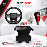 Set GR Gazoo Racing para Toyota Hilux/Fortuner - timón GR Racing, pomo GR, emblema GR y pechera GR - Importoyota Colombia