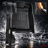 Tapete termoformado 5D Toyota Fortuner 1+2+3 fila y baúl - impermeable y resistente al calor - Importoyota