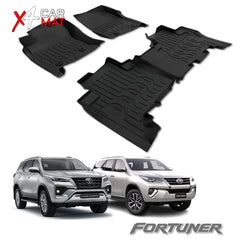 Tapete termoformado Toyota Fortuner 1+2 Fila 2016 / 2024